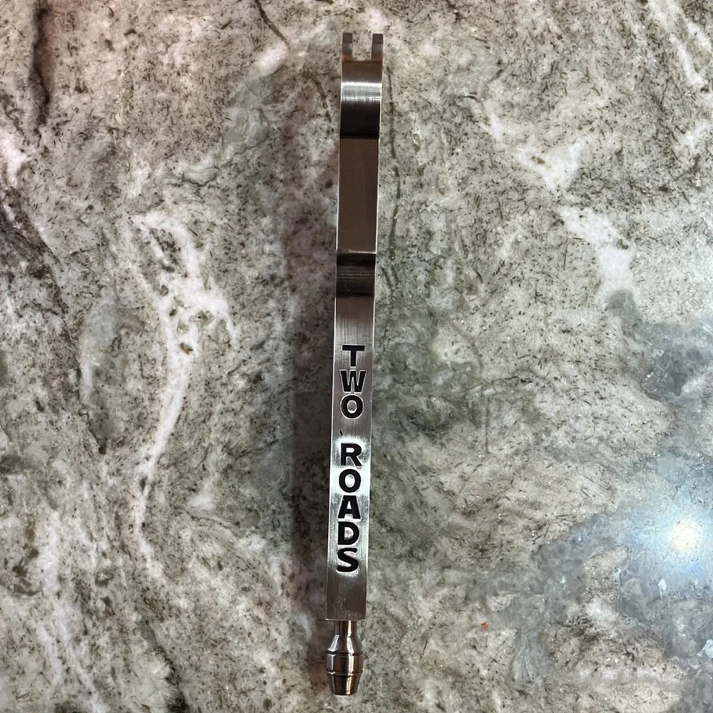 Two Roads Brewery Metal Tap Handle